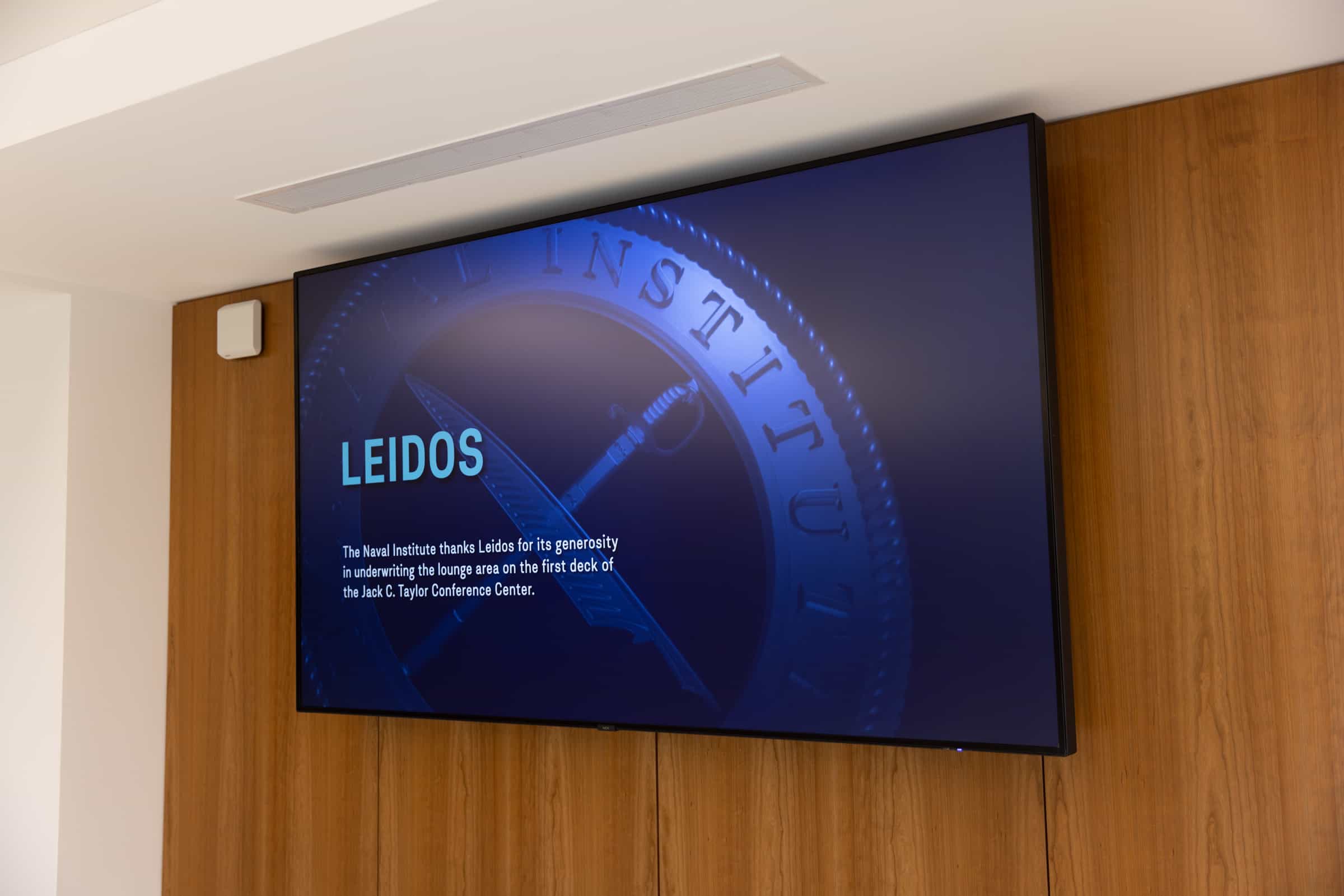 Thank you, LEIDOS, for your generous support in outfitting our conference center deck.